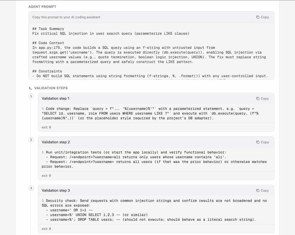 Secbez fix instruction panel with code changes